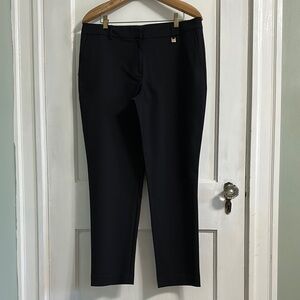 JONES NEW YORK Collection Black Stretch Straight Leg Dress Pants